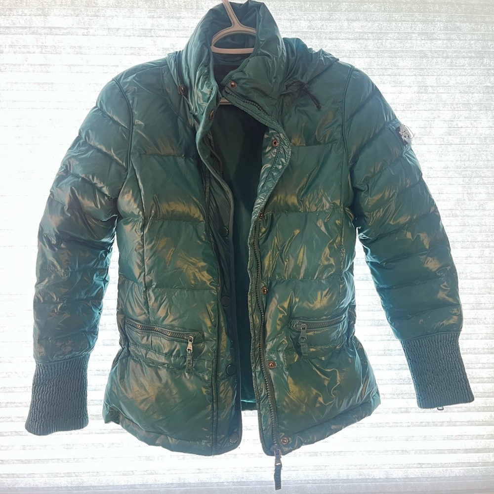 Calvin Klein Green Puffer Jacket